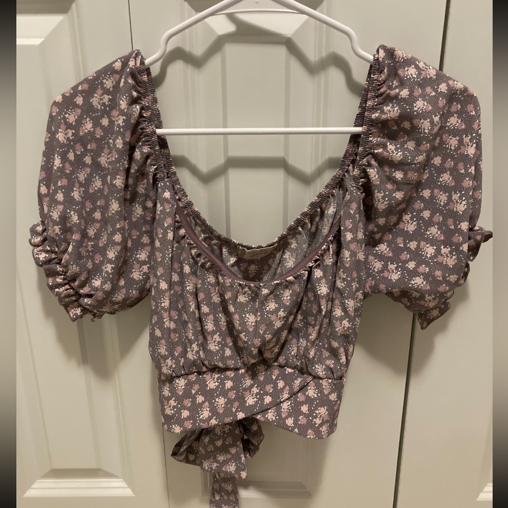 Altered state floral crop top
